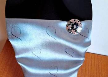 Zestaw - cloisonné wisiorek „Tulipan” i broszka