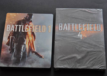 Battlefild 4 / Battlefield 1/ STEELBOOK  bez gry.