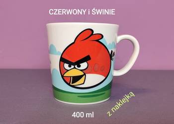 ANGRY BIRDS kubek Arabia Finland - CZERWONY i ŚWINIE - sygnatura KORONA