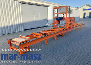 Trak pilarka taśmowa pozioma WIREX typ CZ-1/ZM do kłód