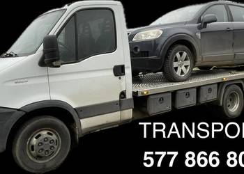 Transport autolaweta pomoc drogowa laweta przewoz aut maszyn