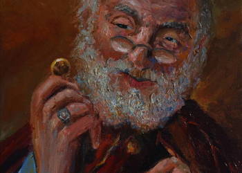 Bankier na szczęście z monetą Portret 24/30