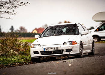 Honda Civic V gen (KJS, race track, race day, tor)