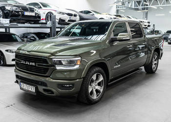 RAM 1500 5.7 V8 HEMI Laramie Crew Cab. Salon Polska. Bezwypadkowy. FV 23%
