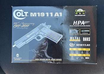 Replika ASG Colt M1911 A1 Cybergun 6 mm + kulki + pudełko