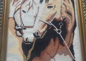 Haft krzyżykowy obraz