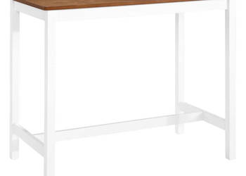 Stolik barowy z drewna 108 x 60 x 91 cm WM-245548