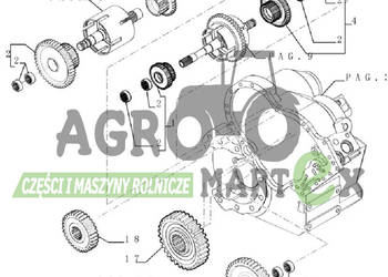 76086213 KOŁO ZĘBATE CNH