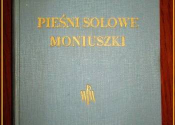 Pieśni solowe Moniuszki / pieśni, Moniuszko /1954/ nuty