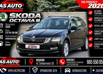 Škoda Octavia 2.0TDi 150KM STYLE/Navi/Alufelgi/Kamera/Ledy/Ambiente/Serwis…