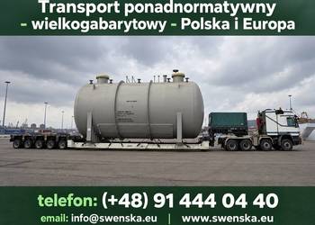 Transport silosów i dużych elementów instalacji | Grudziądz