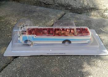 JELCZ 043 CABRIO ogórek Kultowe autobusy auta PRL 1/72 model deagostini