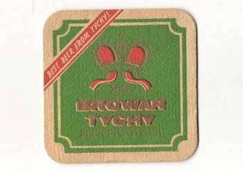 Tyskie - podstawka do piwa. Nr . 24.