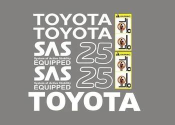 Naklejki oklejenie TOYOTA 25 Zamiennik