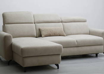 TDE DESIGN NAROŻNIK funkcja spania pojemnik regulowane oparcie SOFA kanapa