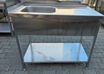 Zlew 1 Komorowy Z Blatem i Półką - 100/60/85 cm - M.1075 N