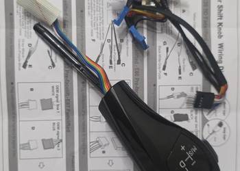 GAŁKA ZMIANY BIEGÓW AUTOMAT joystick BMW E60 E61 E63 E46 BLACK SKÓRA