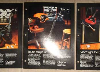 Ovation Magnum Deacon Viper Preacher - broszury i ulotki informacyjne