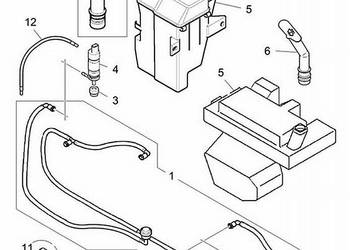 ZBIORNICZEK PŁYNU SPRYSKIWACZY POD 1 POMPKĘ ROVER 75 MG ZT