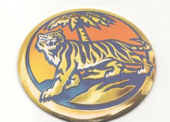 Tiger - podstawka do piwa. Nr . 1.