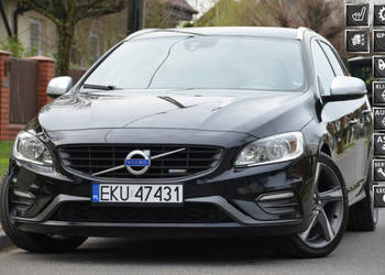 Volvo V60 2.0D4 181KM R-DESIGN SERWIS LIFT 100% ORG.LAKIER! NAVI SKÓRA+ALC…