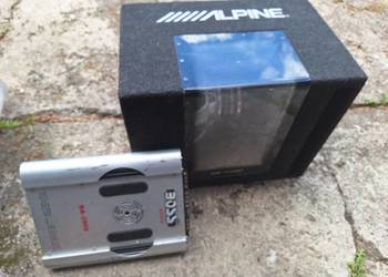 Subwoofer Alpine+wzmacniacz Boss