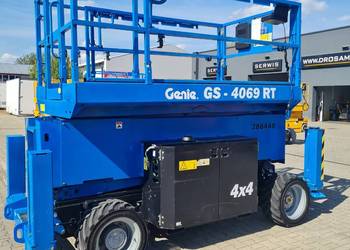 Genie GS-4069 RT podnośnik nożycowy, spalinowy, 2015r, wys. rob.14m, 363 kg