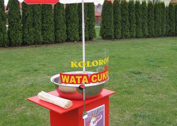 Nowa maszyna do waty cukrowej , wata cukrowa, ATEST, popcorn