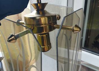 Mosiężna lampa wisząca vintage