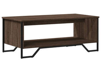 Stolik kawowy brązowy dąb 100x51x40 cm WM-848483