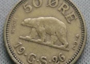 GRENLANDIA-50 ORE-1926 r-(NIEDZWIEDZ)
