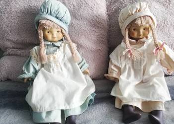 Laleczki dwie duże 40cm wysokość
