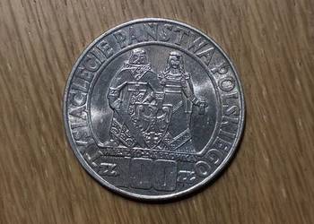 Moneta 100 zl Mieszko i Dabrowka 1966