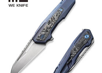 Nóż składany WE Knife Falcaria Blue Titanium/Aluminium Carbon Fiber, Hand…