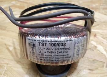 Transformator toroidalny TST 100/002 100W 2x8V 6,25A