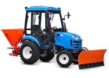 LS Tractor XJ25 MEC 4x4 24.4 KM  IND CAB pług do śniegu SBH130 130cm 4FARM…