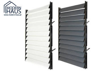 SYSTEM PROWADZĄCY ŻALUZJI TARASOWYCH SHUTTERS Stalowy 109cm