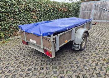 Przyczepa Flamingo Saris lekka 750kg 2.5x1.25m plandeka Holenderska