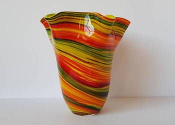 Szklany wazon Chusta / Fazzoletto, Murano