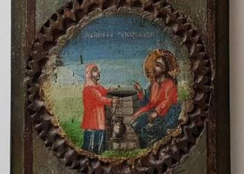 Ikona - Chrystus i Samarytanka, XVIIIw. 0143