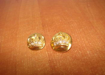 złoty guzik z koroną złoty guzik z koroną