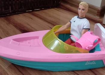 Motorówka barbie , ken
