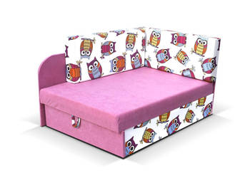 Sofa narożna dla dziecka z funkcją spania 170 × 75 cm