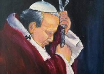 JPII akryl na płótnie 30×40