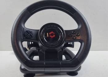 Kierownica do gier Speedlink Black Bolt Racing Wheel Sprawna ładna Kierownica do gier Speedlink Black Bolt Racing Wheel Sprawna ładna