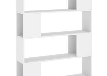 Regał na książki/przegroda biały 100x24x124 cm WM-809188