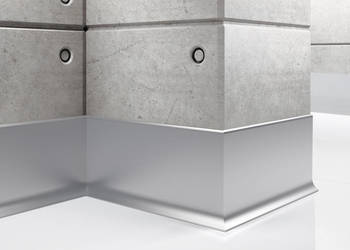 CREATIVA Listwa przypodłogowa aluminiowa 80x10mm