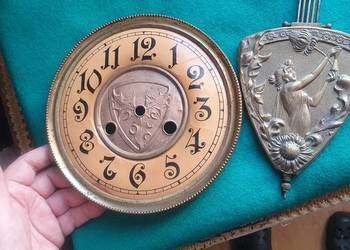 Tarcza celuloid 18,5 cm+wahadło do niej do Kienzle P-43=zgodny wzór Tarcza celuloid 18,5 cm+wahadło do niej do Kienzle P-43=zgodny wzór