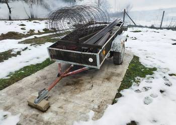 Przyczepka samochodowa SAM zarejestrowana