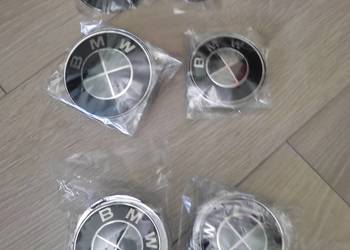 Znaczki i nalepki bmw Czarne Carbon look - Pełen Zestaw